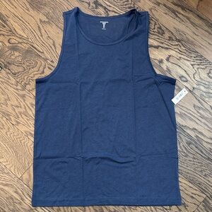 Blue Sleeveless Tank Top men’s medium NEW WITH TAGS